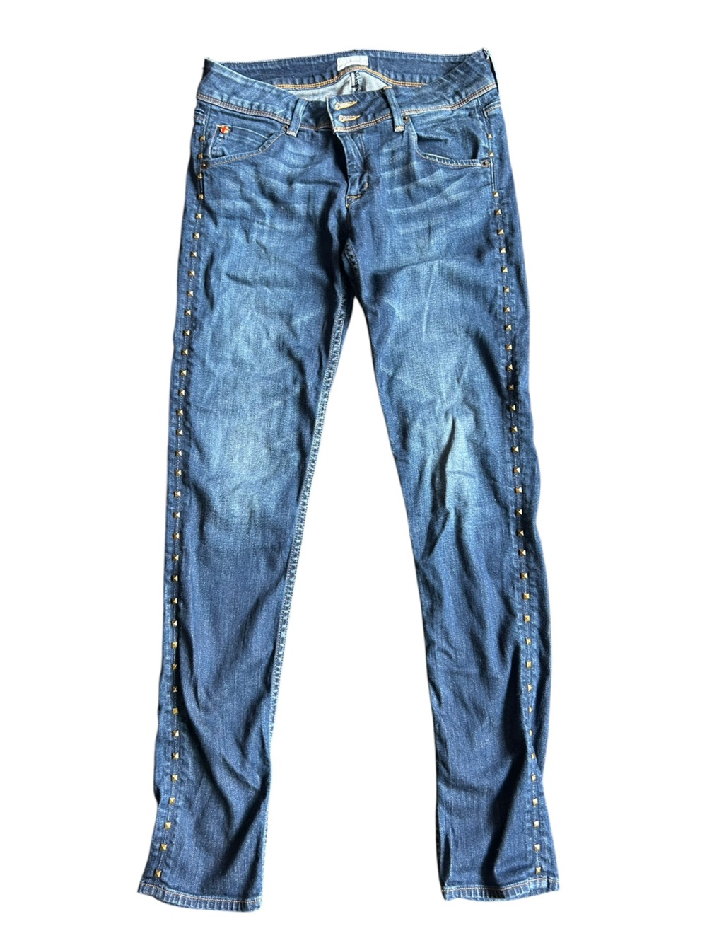 Hudson Collins Skinnyโ Jeans With Studs Size 28